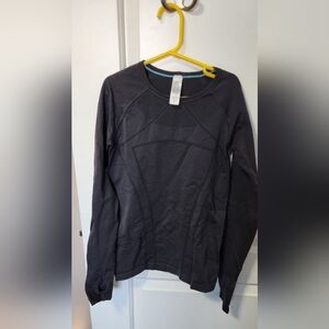 Ivviva Long Sleeve Black Performance Top Kids Sz 10